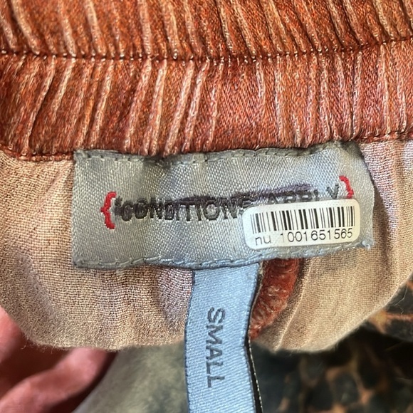 Anthropologie Conditions Apply Mallorca Pant Pull on Flowy Tapered Size S - Picture 10 of 12